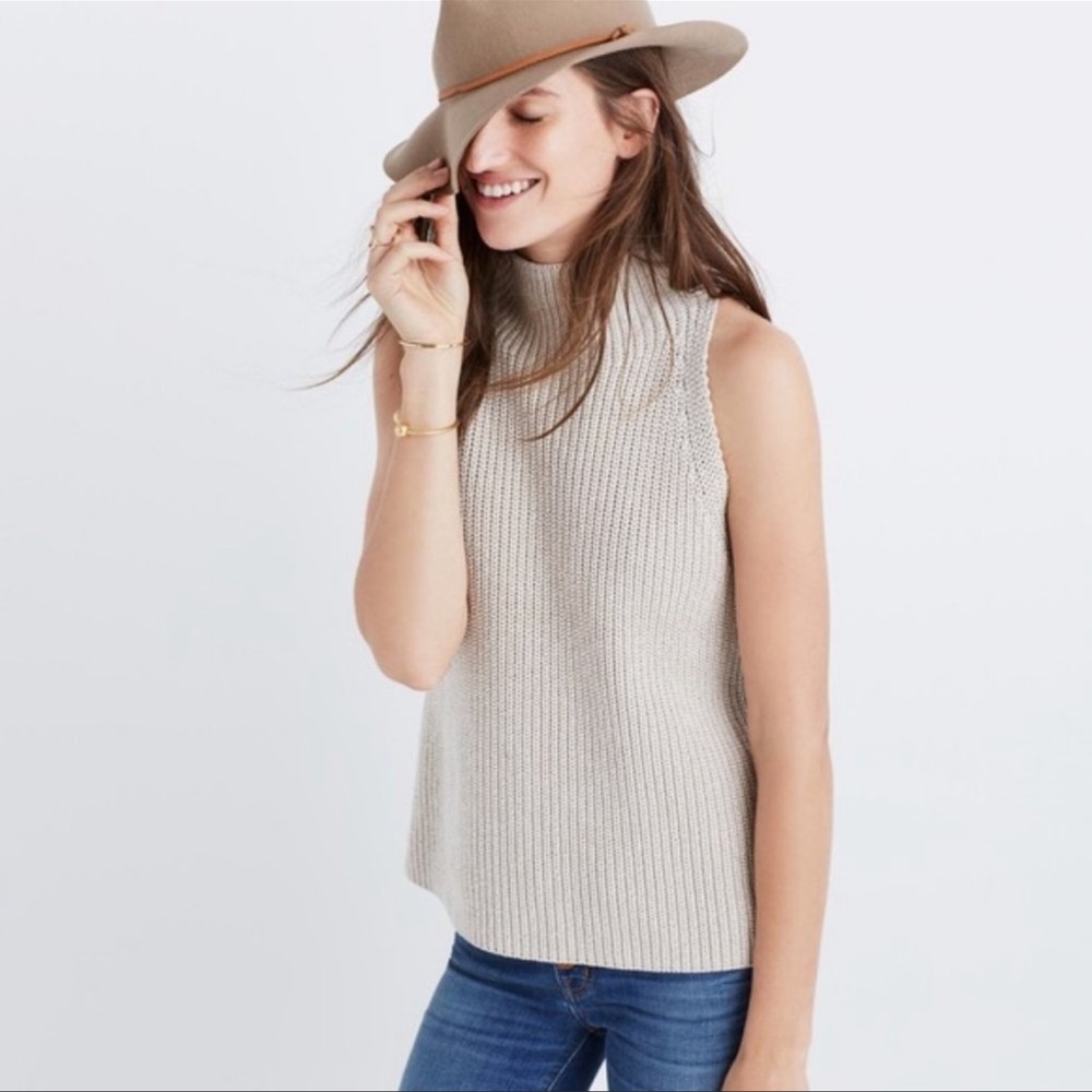 Madewell Mockneck Sweater Top